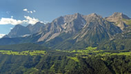 Das Dachstein Massiv in Ramsau