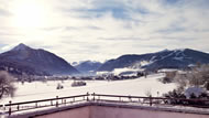 Das verschneite Skigebiet Flachau in Ski amadé